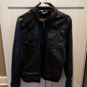 Jou Jou faux leather coat